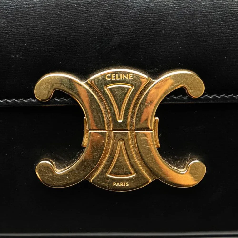 Celine Triomphe Shiny Calfskin 2way Bag